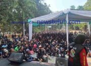 Ribuan Driver Online Hadiri KOPDARNAS di Bekasi, Ini Pesan Ketua Umum Ojol Indonesia