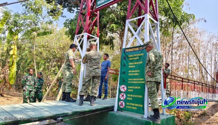 Danrem 074 Cek Kondisi 9 Jembatan di Boyolali