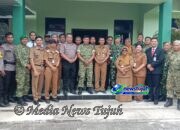 Muspika Serengan : Kapolsek & Camat Sambut HUT TNI ke-81 di Koramil 03/Serengan