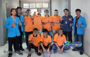 Mahasiswa Djava Legal dan LBH Madiun Gelar Pembelajaran IPS di Lapas Madiun