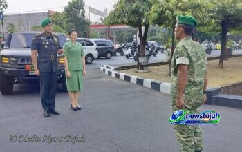Kodim 0735/Surakarta Sambut Dandim Baru Letkol Mikael Dimas