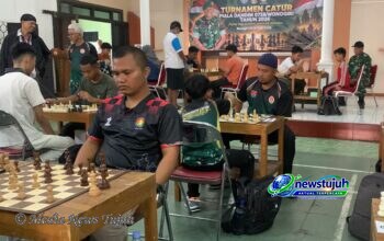 Turnamen Catur Piala Dandim 0728/Wonogiri Diikuti Pelajar hingga Lansia